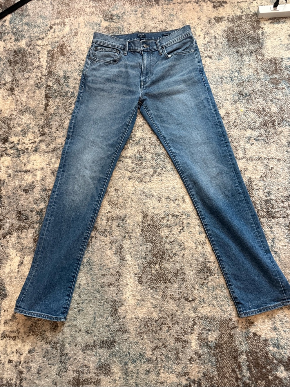 J Crew Men's Blue Slim Straight Jeans